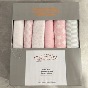 6 receiving blankets